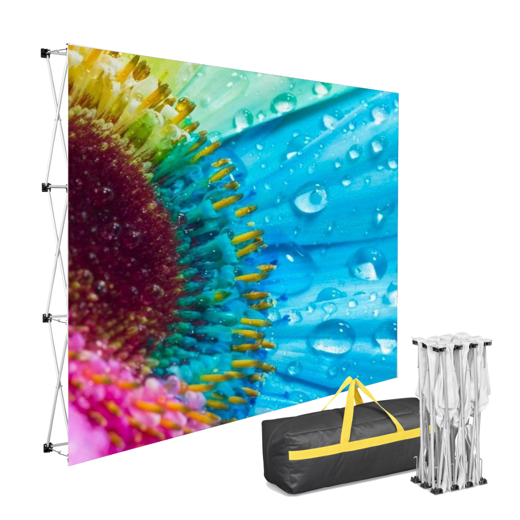 Products printed banner walls